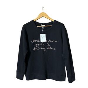 Joie Shining Star Sweatshirt black new